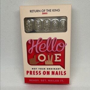 Hello Love Press On Nails - Return Of The King